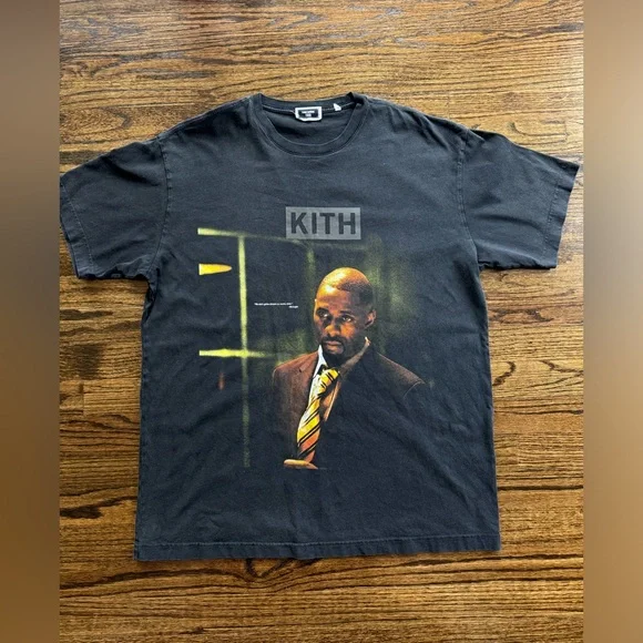 Kith x The Wire “Stringer” Vintage tee black size L - Picture 1 of 6